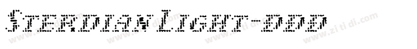 Sterdian Light字体转换 Sterdian Light字体转换
